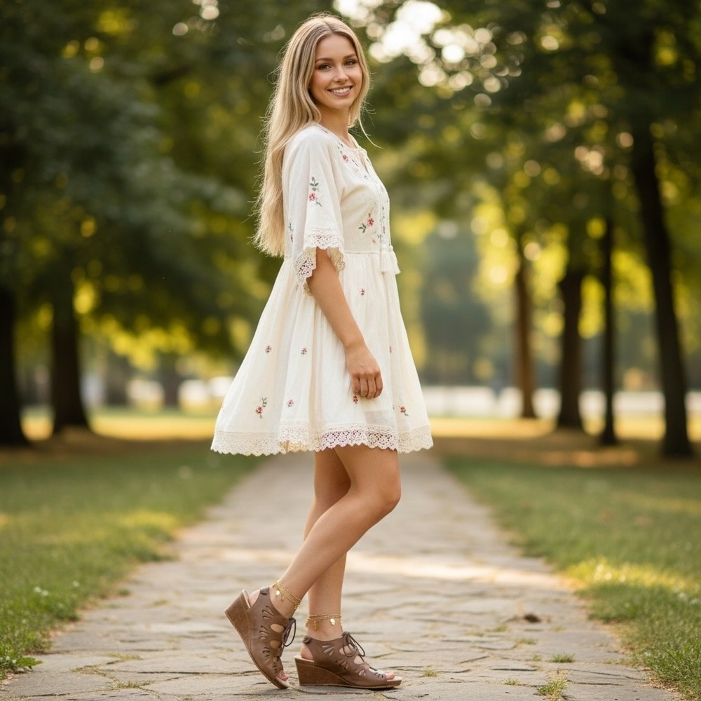 Aetrex Giselle Leather Sandal Brown Women's Size 8.5 US/ 39 EU -Neutral